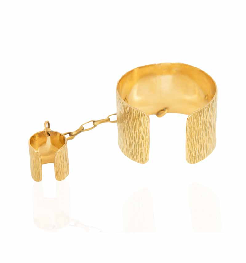 Adele Dejak Fuzu Handmade Brass Bracelet