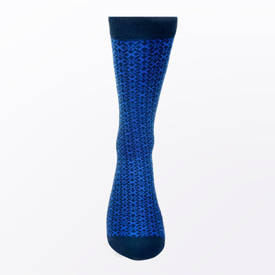 Adinkra London NSAA Cotton Socks (Blue on Black)