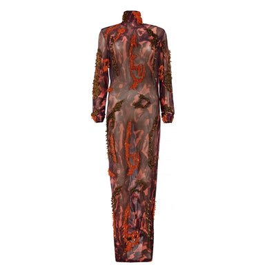 Onalaja Zusi Dress (Brown)