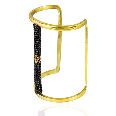 Adele Dejak K-Yaa Long Brass Beaded Bracelet