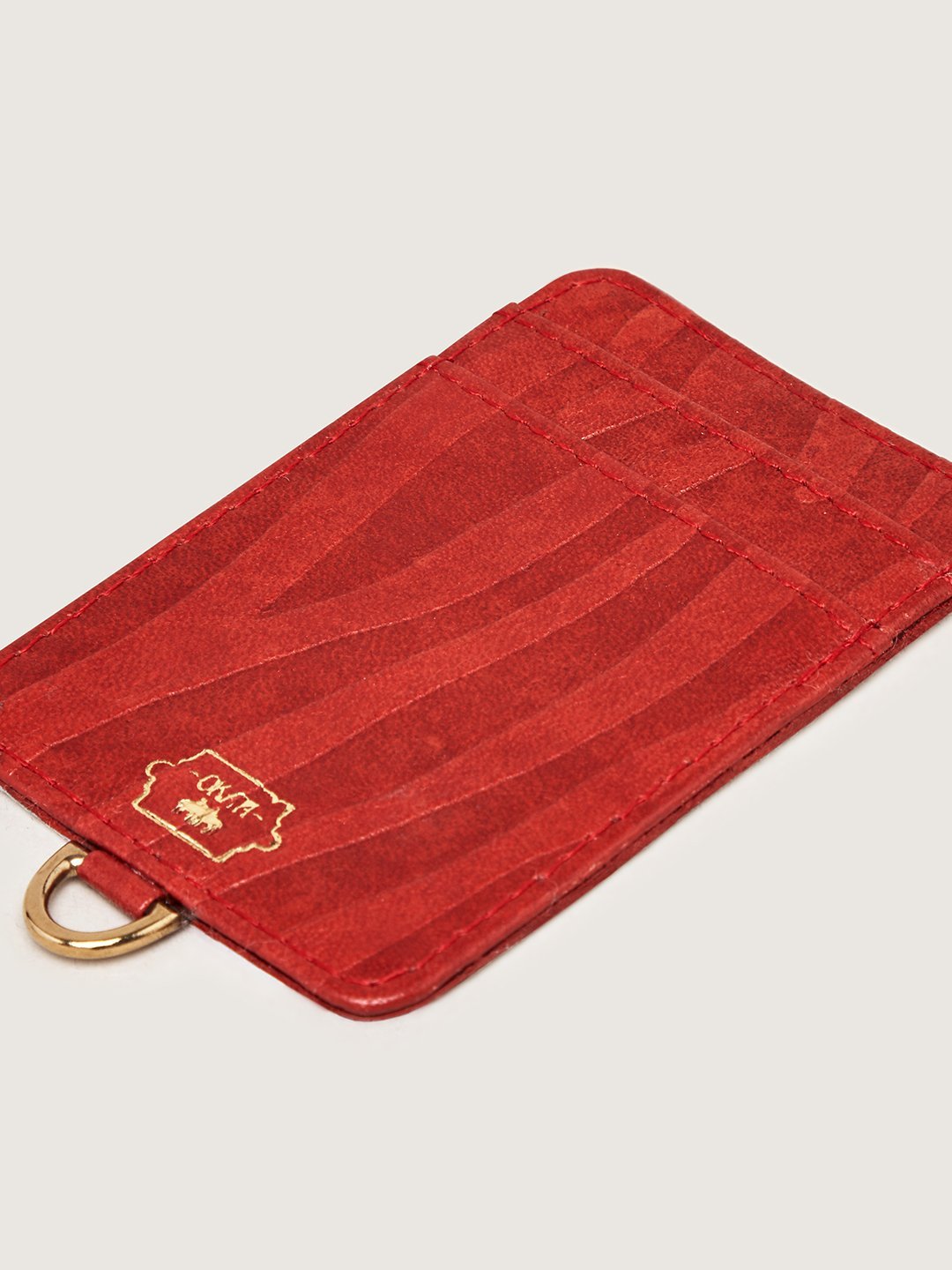 Okapi Phone Wallet - Flame Red Blesbok