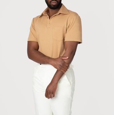 Velviere Polo T-Shirt: Sand