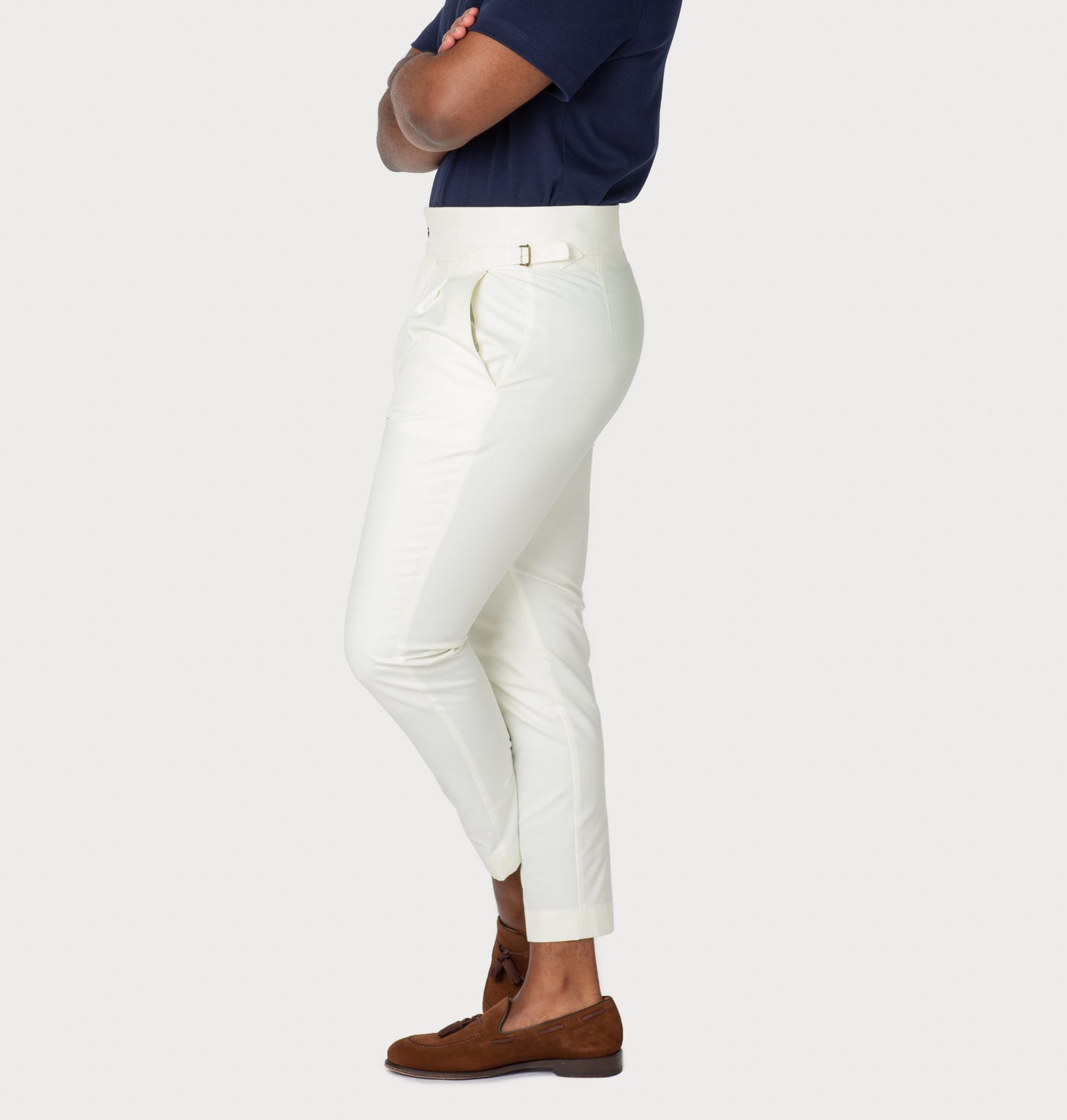 Velviere Trousers: Ivory