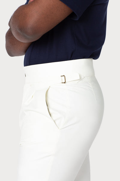 Velviere Trousers: Ivory